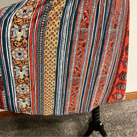 Maeve Anthropologie Galena Dress Midi S Fall Wine Cap - Picture 7 of 15